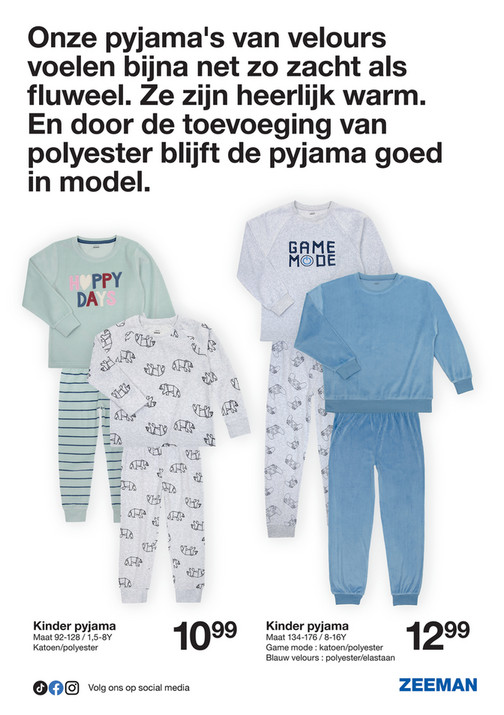Kinder pyjama