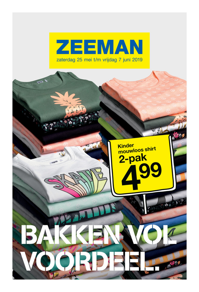Zeeman folder van 25/05/2019 tot 07/06/2019 - Weekpromoties 22