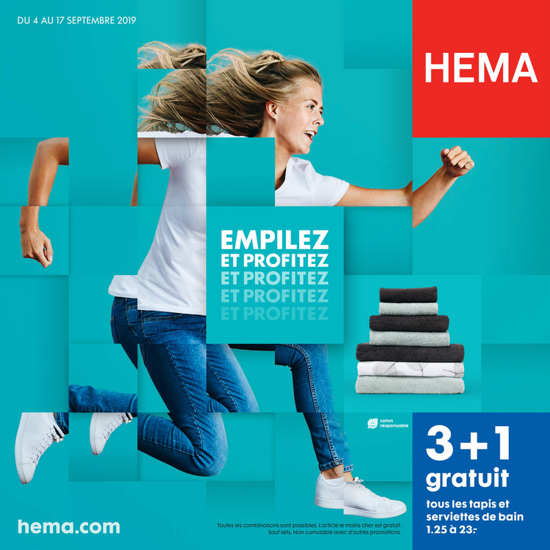 Folder Hema du 04/09/2019 au 17/09/2019 - Promotions de la semaine 37