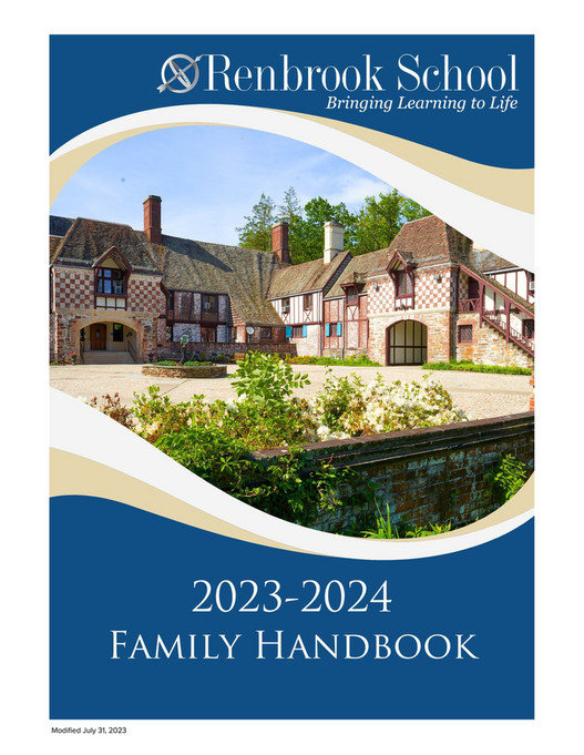 Renbrook School - Renbrook Family Handbook 2023-2024 - Page 1 - Created 