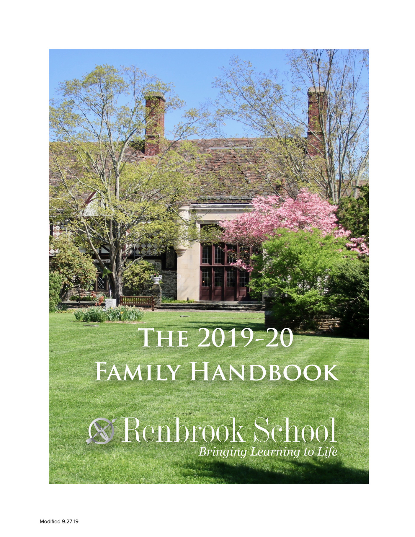 Renbrook School 201920 Renbrook School Family Handbook Page 1