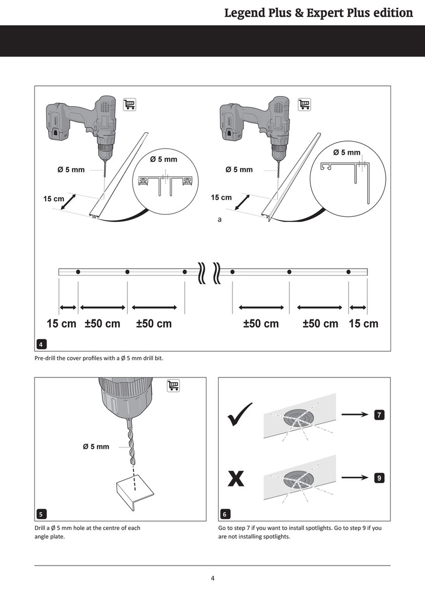 Gardendreams International Gmb Assembly Instructions Legend Plus Edition And Expert Plus Edition En Pagina 4 Created With Publitas Com