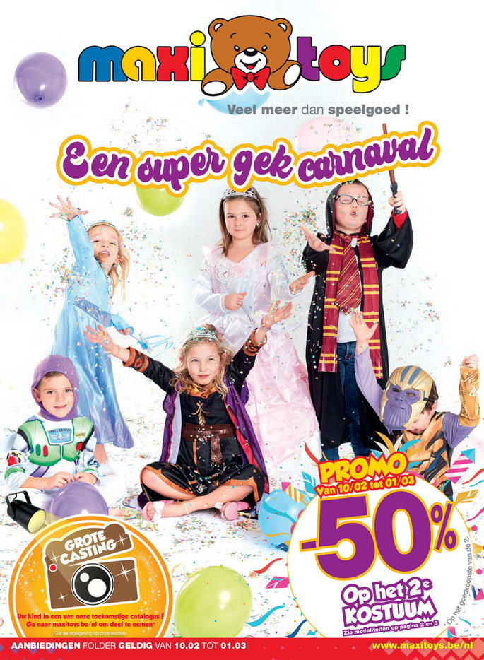 Maxi Toys folder van 10/02/2020 tot 01/03/2020 - Carnaval