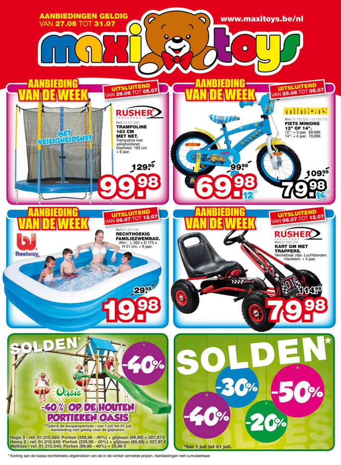 Maxi Toys folder van 27/06/2016 tot 31/07/2016 - maxi-toys-be-nl-catalogue-c7-2016-be-nl.pdf