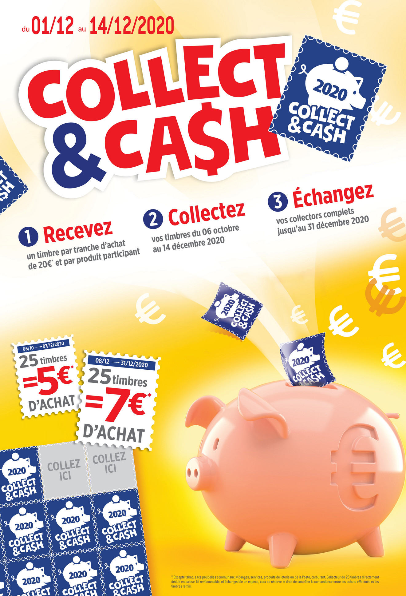  cora  FR les  produits participants au collect cash chez 