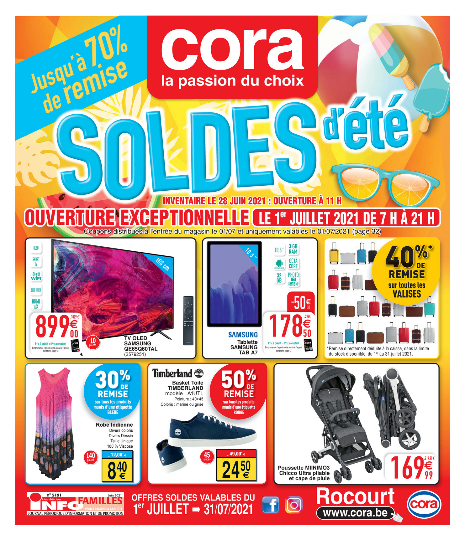 cora FR Les soldes cora RO juillet 2021 Page 1