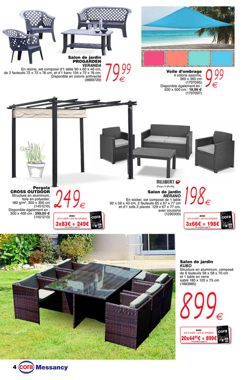 cora FR Mobilier de jardin et senior cora Messancy Page 2 3 cora FR Mobilier de jardin et senior cora Messancy Page 2 3