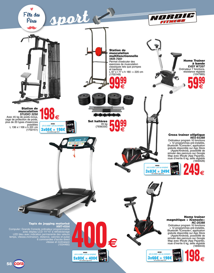 Cora velo elliptique Clearance