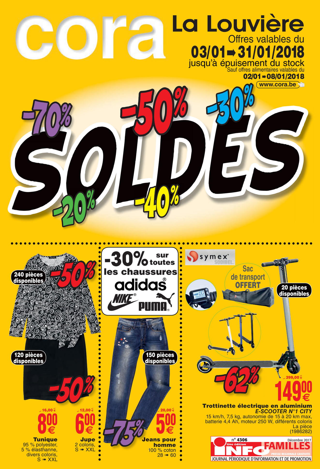 cora FR Les soldes chez cora La Louvière Page 1