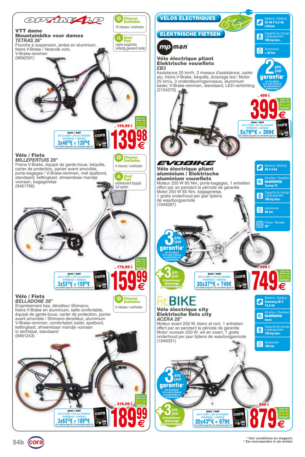 Soldes Cora Rocourt Velo En Stock