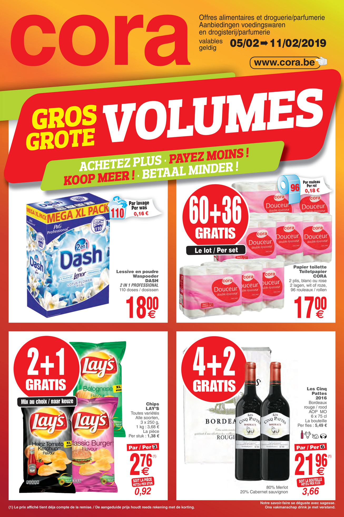 cora FR Les gros volumes alimentaire Grote volumes voedingswaren