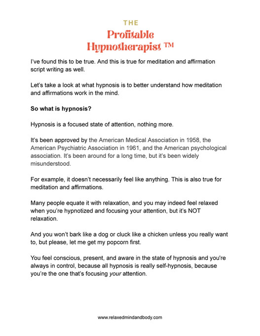River Of Life Healings - How Does The Mind Work And What Is Hypnosis ...