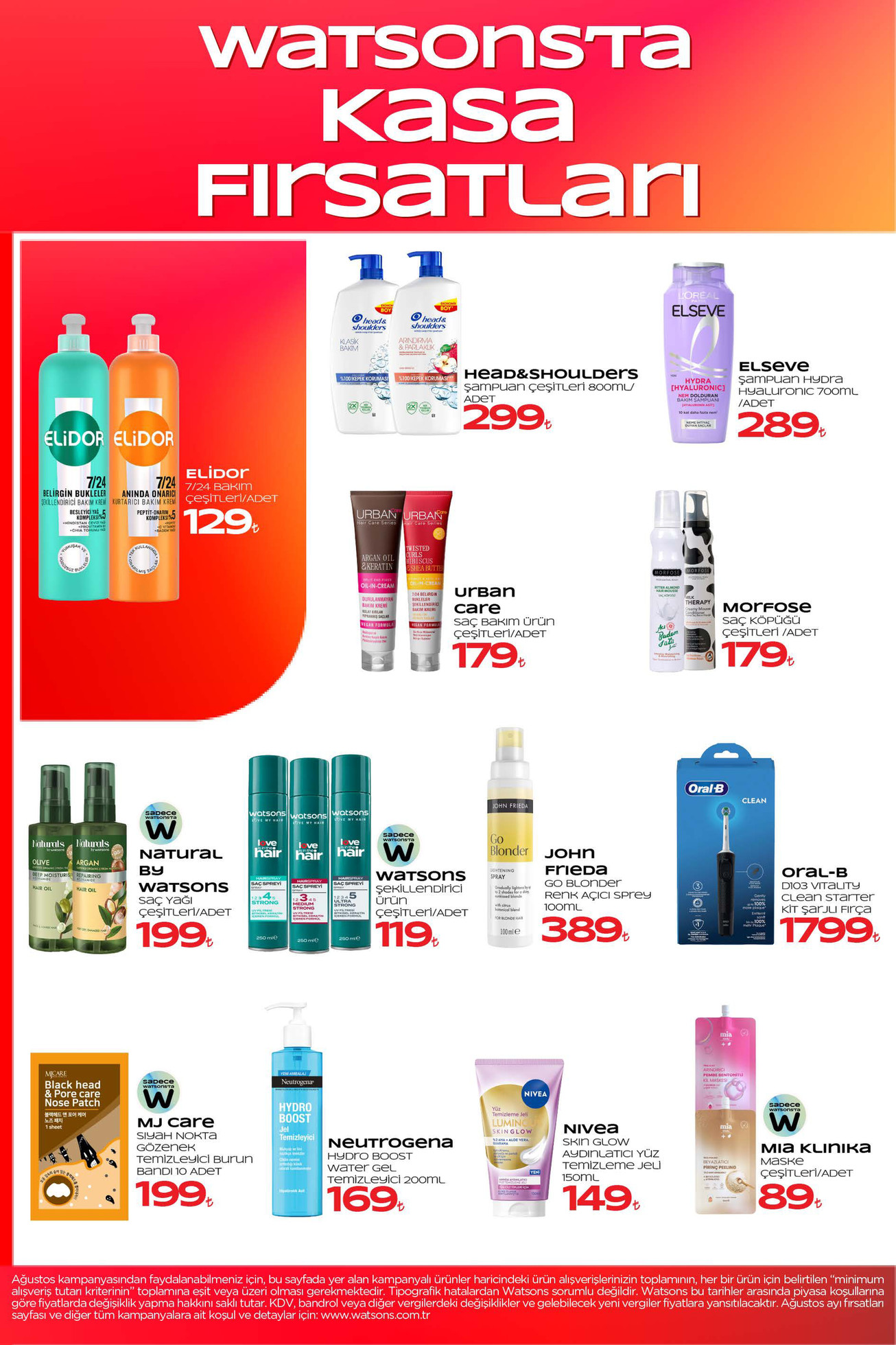 Watsons Ağustos Kataloğu - Sayfa 12