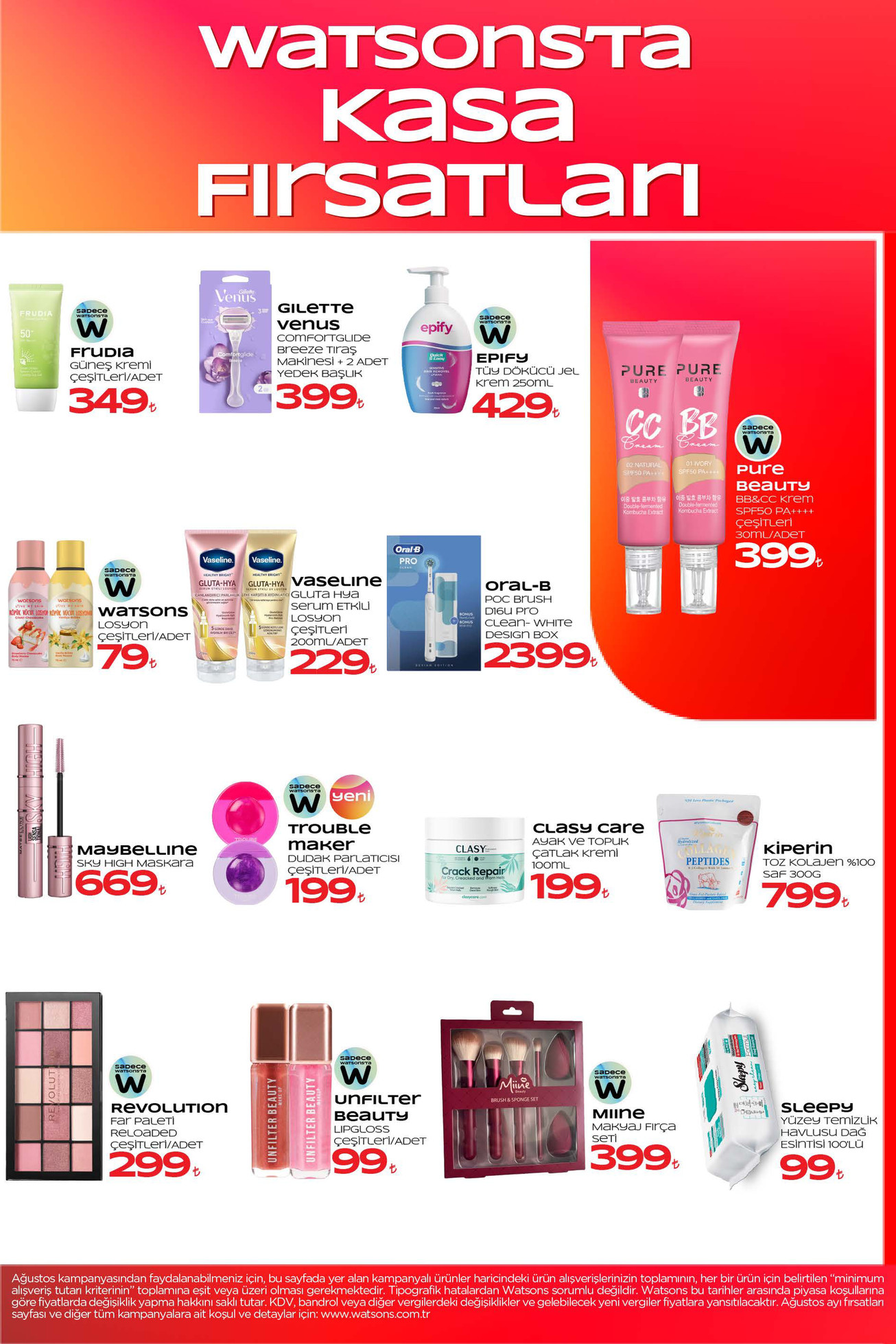 Watsons Ağustos Kataloğu - Sayfa 13
