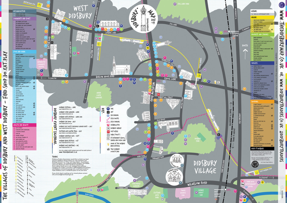 Map Of Didsbury Manchester Didsbury Map – The Didsbury Map