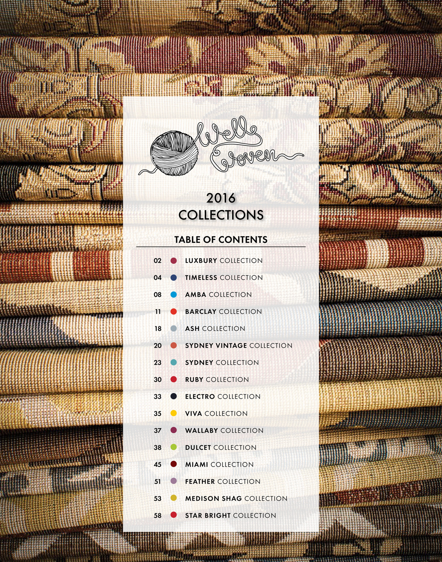 Well Woven, Inc. Well Woven Summer 2016 Catalog Page 1 Created