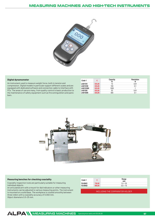 Dynamometer Impa Code A+B Industrial Tools Company - PROMOALPA_EN - Pagina 98-99