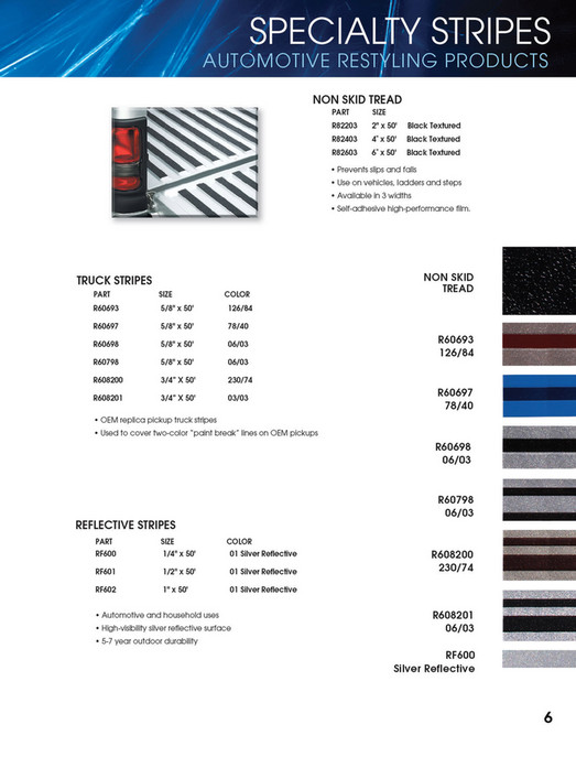 Sharpline Converting Inc. Prostripe v56 Catalog Page 67 Created