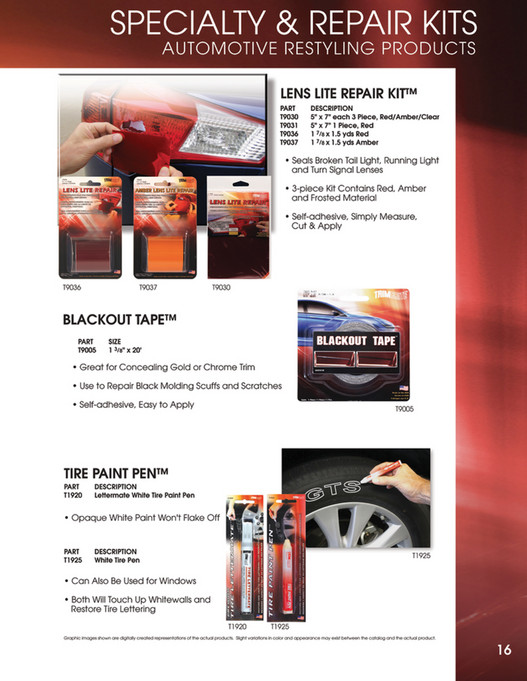 Sharpline Converting Inc. Trimbrite v56 Automotive Product Catalog