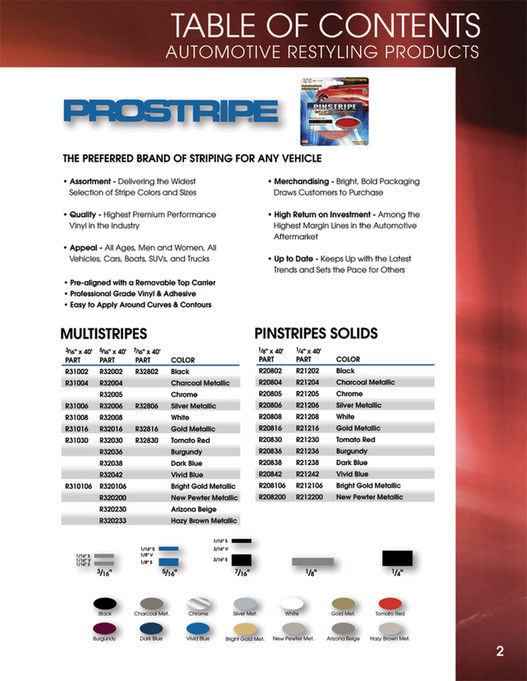 Sharpline Converting Inc. Trimbrite v56 Automotive Product Catalog