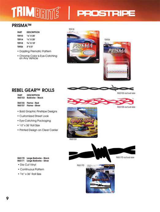 Sharpline Converting Inc. Trimbrite v56 Automotive Product Catalog