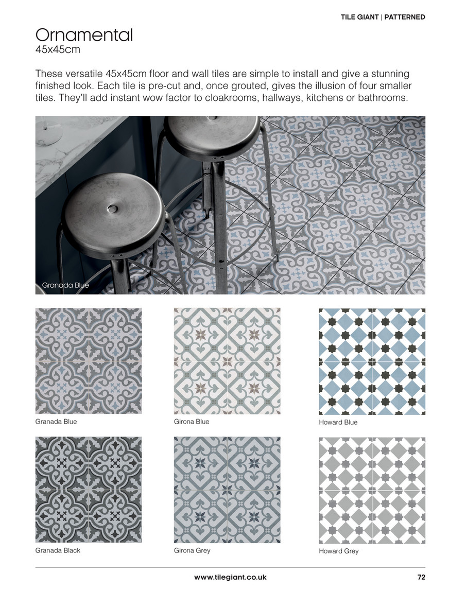 Tile Giant Patterned Floor Tiles Viewfloor.co