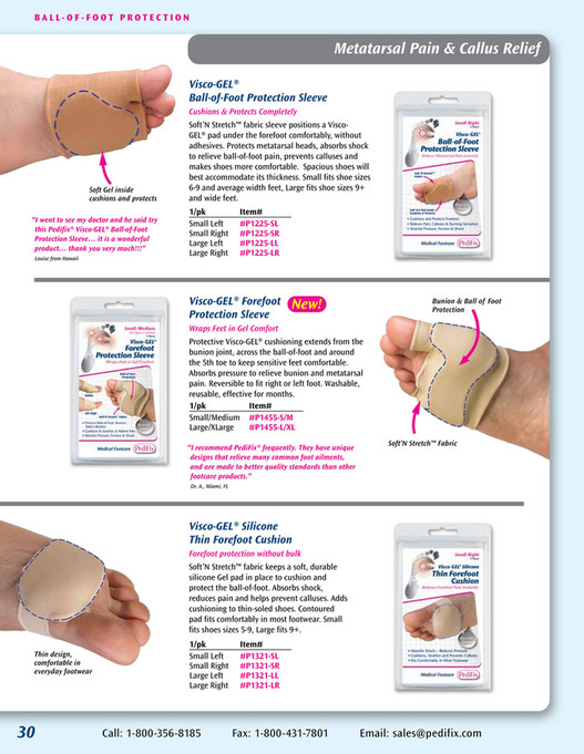 PediFix, Inc. - PediFix® OTC Wholesale Catalog - 2021-2022 - Page 30-31 ...