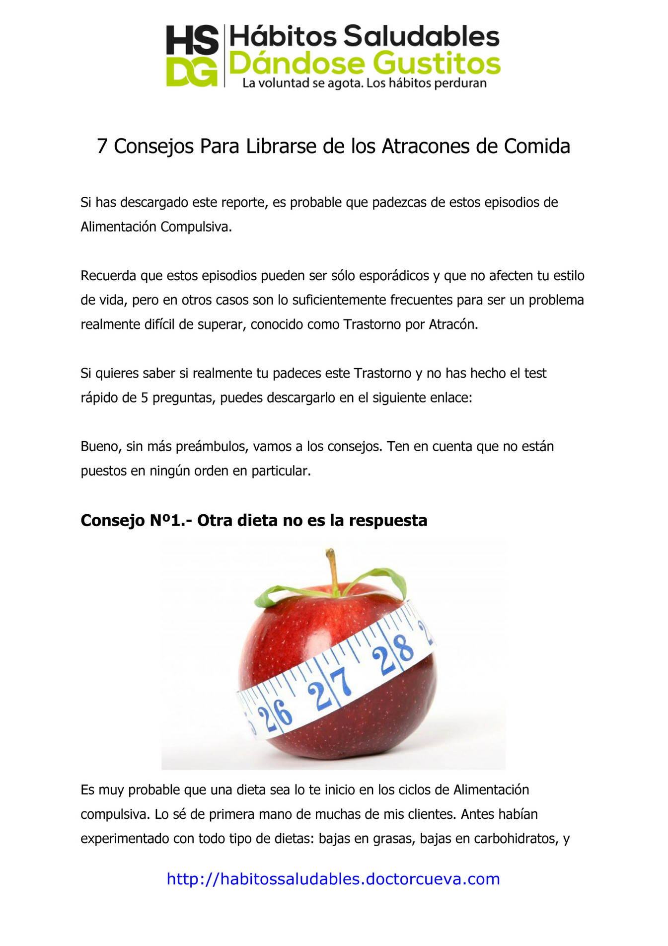 Superar dieta atracones para
