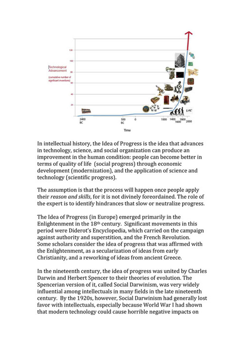 Essay on science and progress