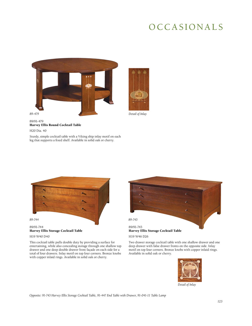Stickley Mission Catalog At Sheffield Furniture Interiors Page