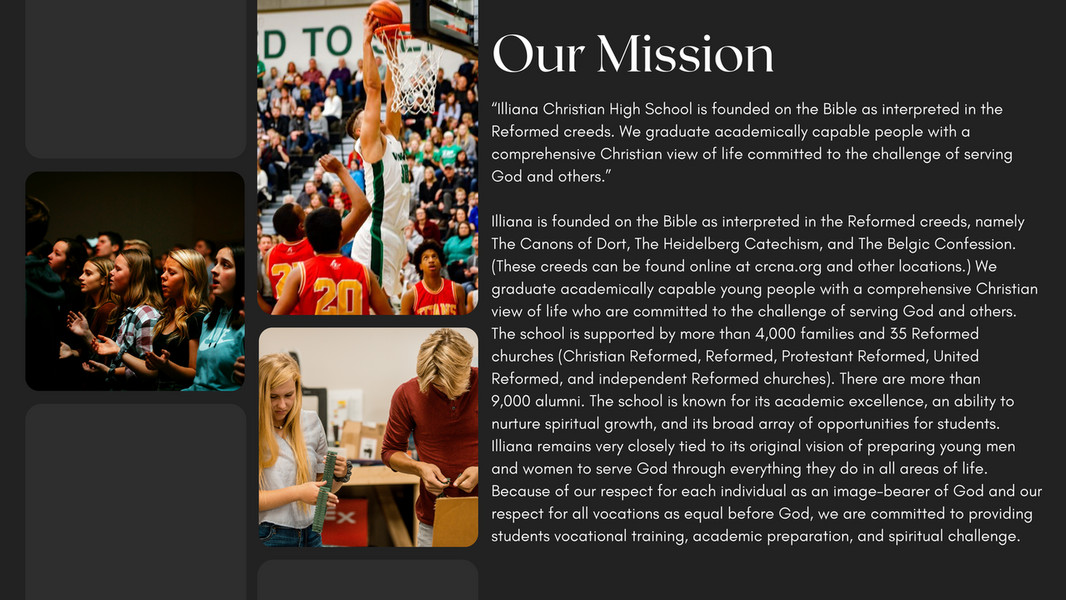 Illiana Christian High School Principal Search Final Version 3 Page
