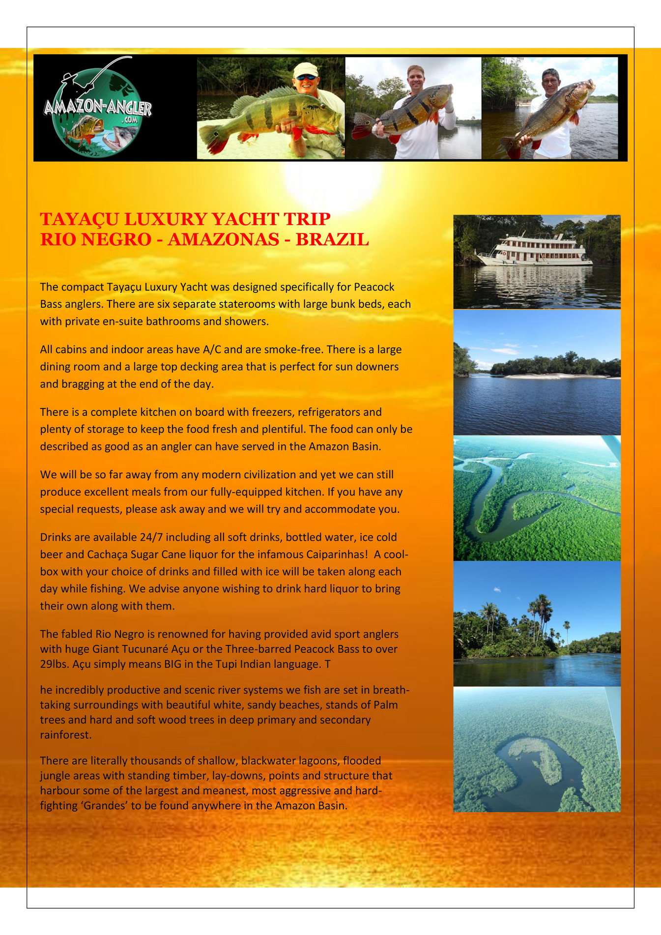 My Publications Tayacu Luxury Yacht Trip Brazil Page 1