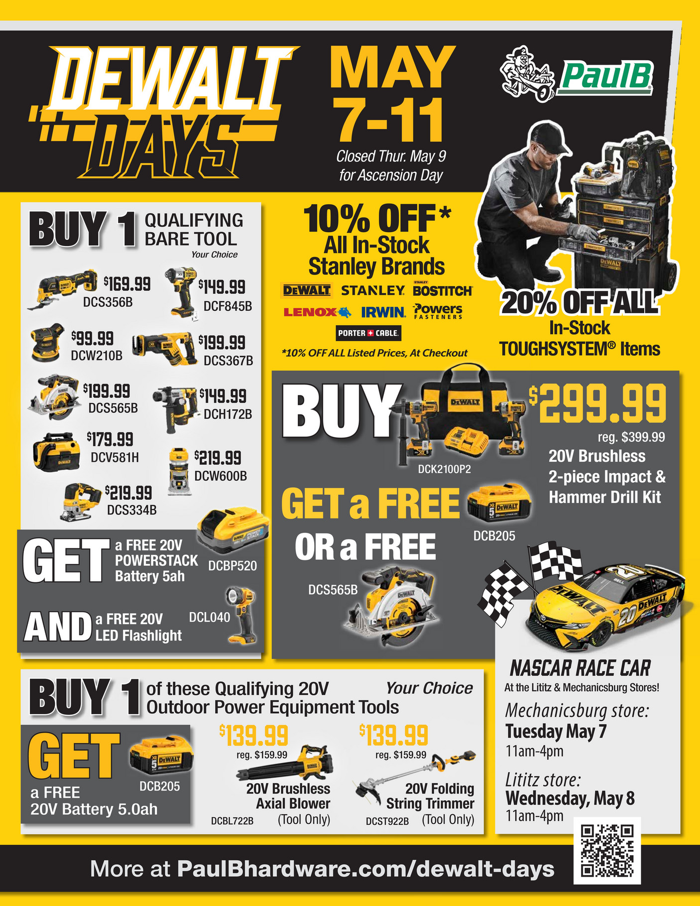 PaulB Hardware 2024 DeWALT Days Page 1