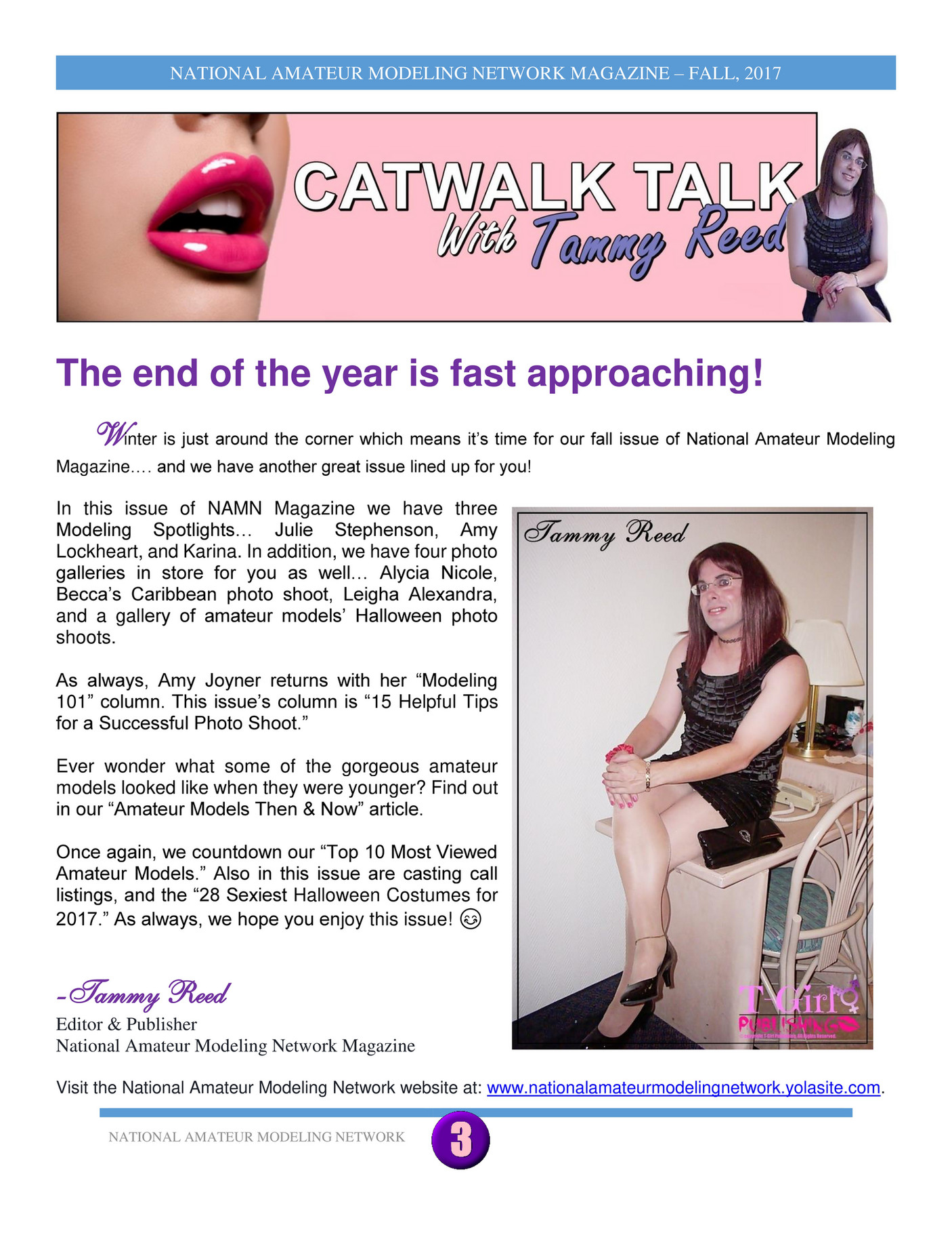 T-Girl Publishing - National Amateur Modeling Network Magazine