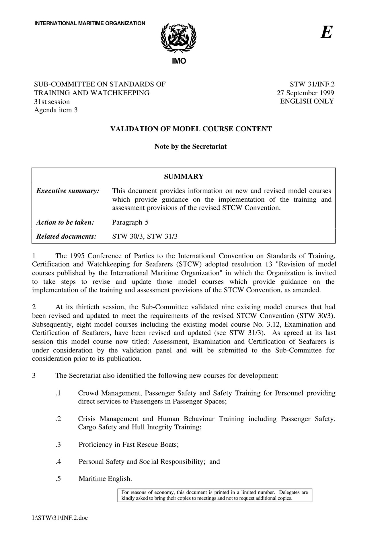 HIMT AECS IMO Model Course 1 24 PSCRB Page 1 Created with HIMT AECS IMO Model Course 1 24 PSCRB Page 1 Created with