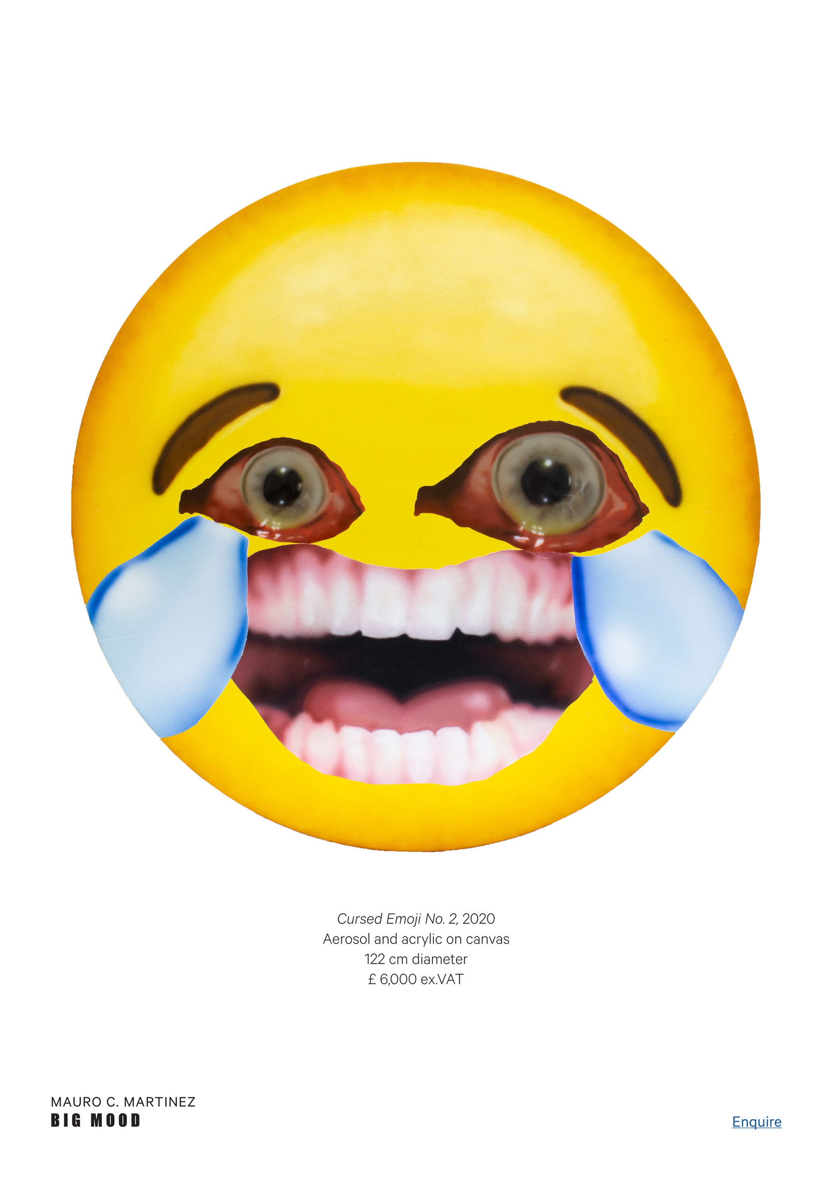 Cursed Emoji No. 1. Oil on - The Art of Mauro C. Martinez