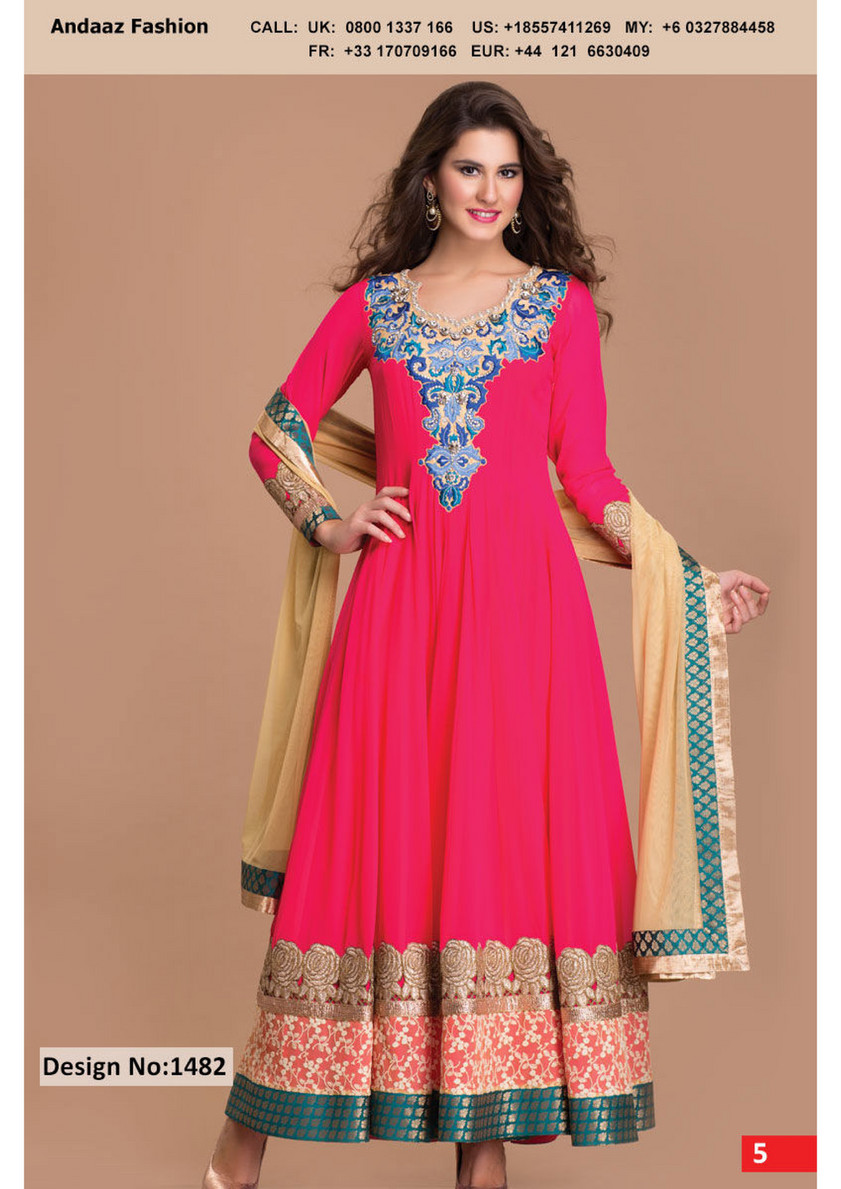 latest anarkali churidar