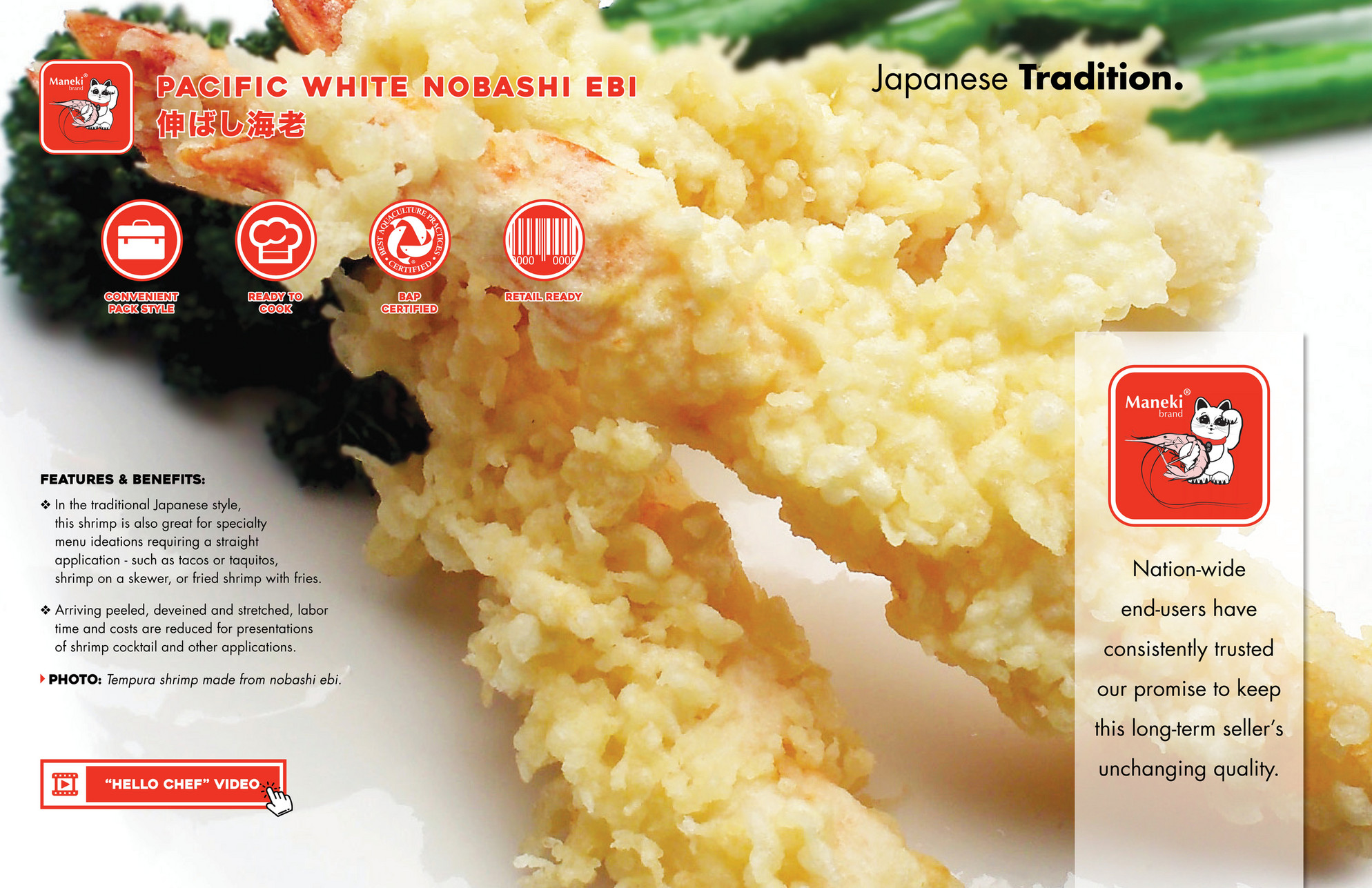 Our Brands - Passport Cuisine®, Maneki®, Maneki® Value, Crane Bay®,  Tezukuri® — DNI Group - Sashimi Grade Seafood & Authentic Japanese  Appetizers