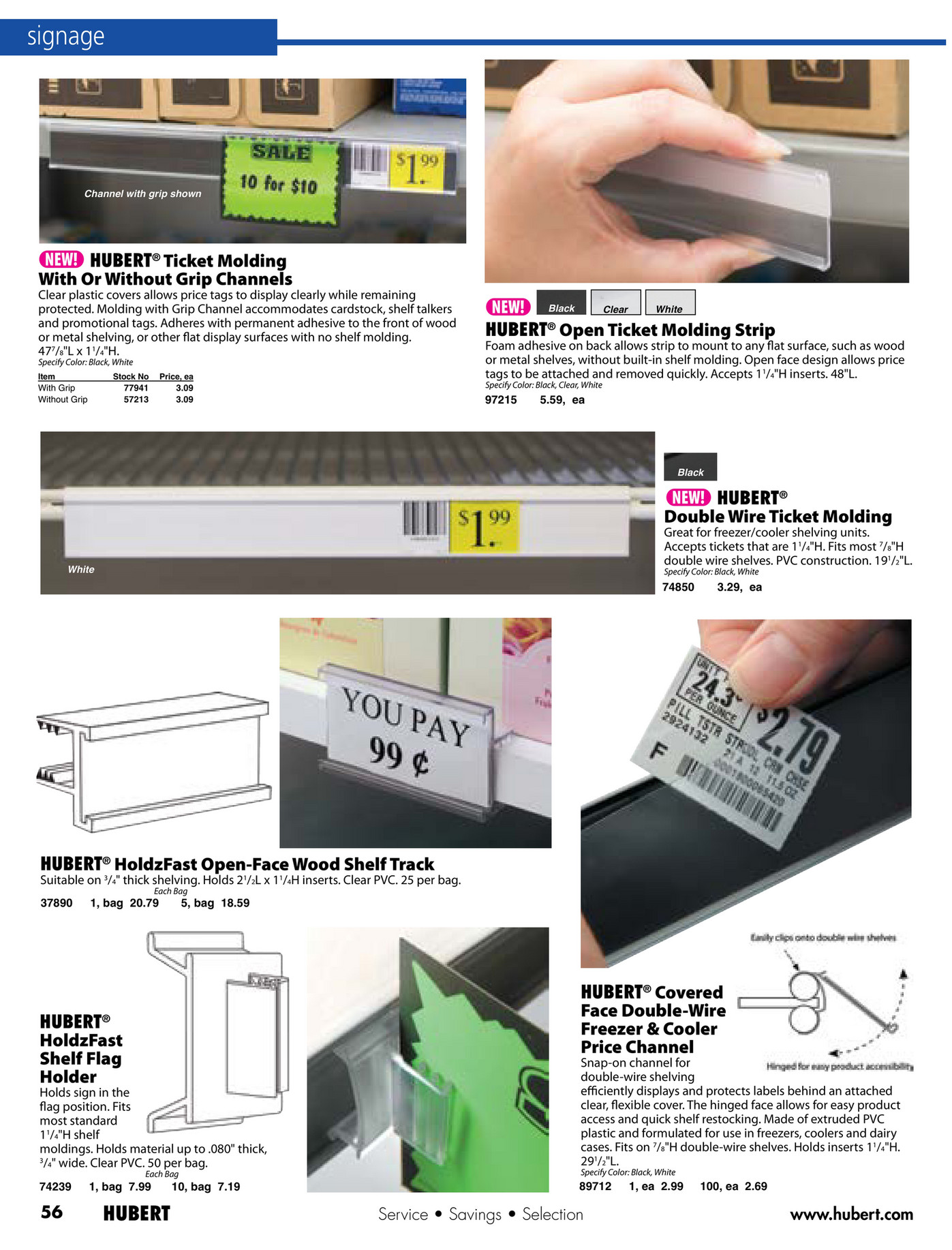 Double-Wire Price Tag Molding