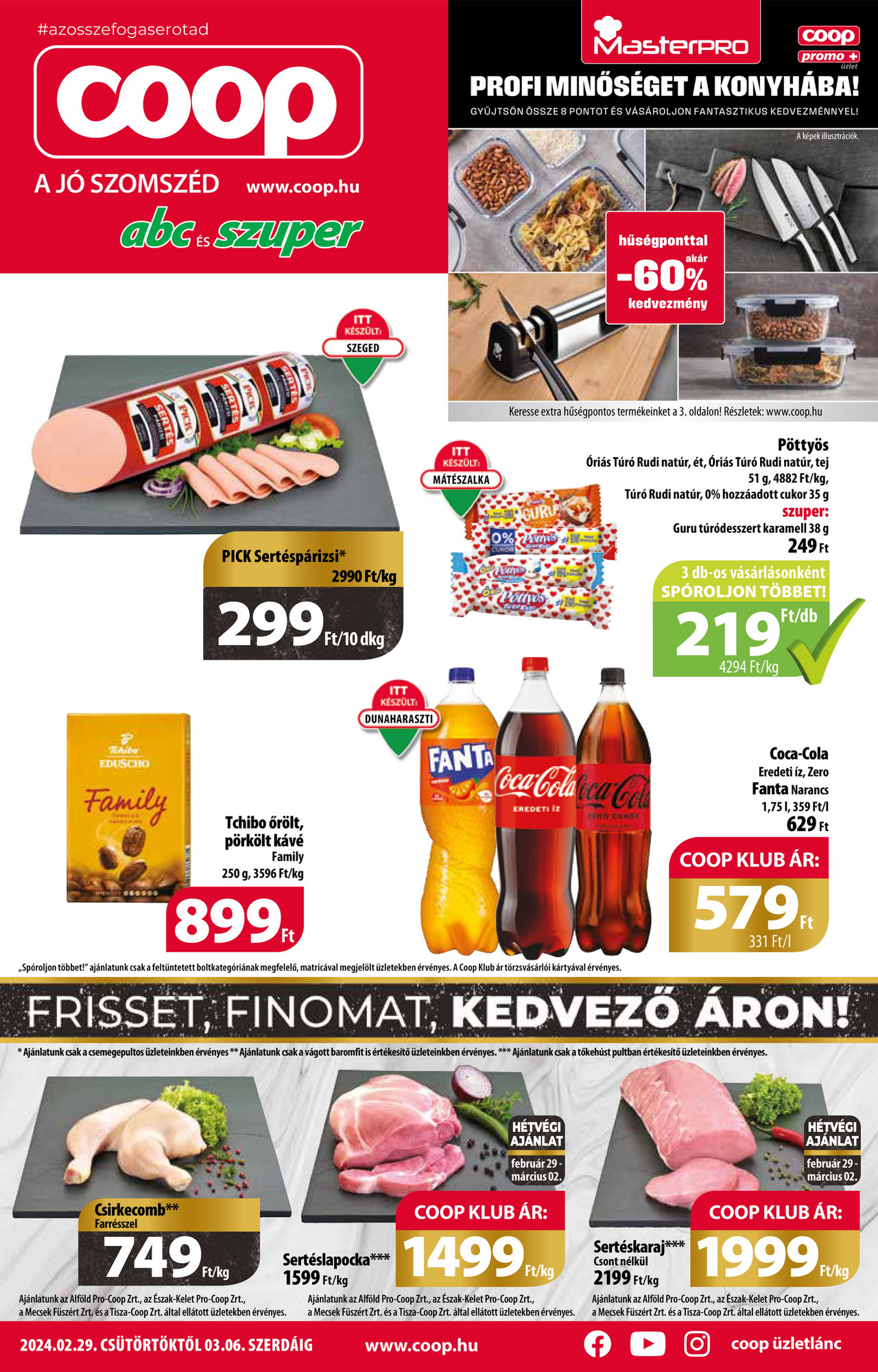 Coop Akciósújságok - Coop országos szórólap 2024. március 1. hét Abc ...
