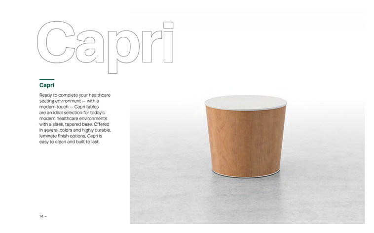 Healthcare Furnishings by TRADE WEST | refreshing space™ - Page 74-75