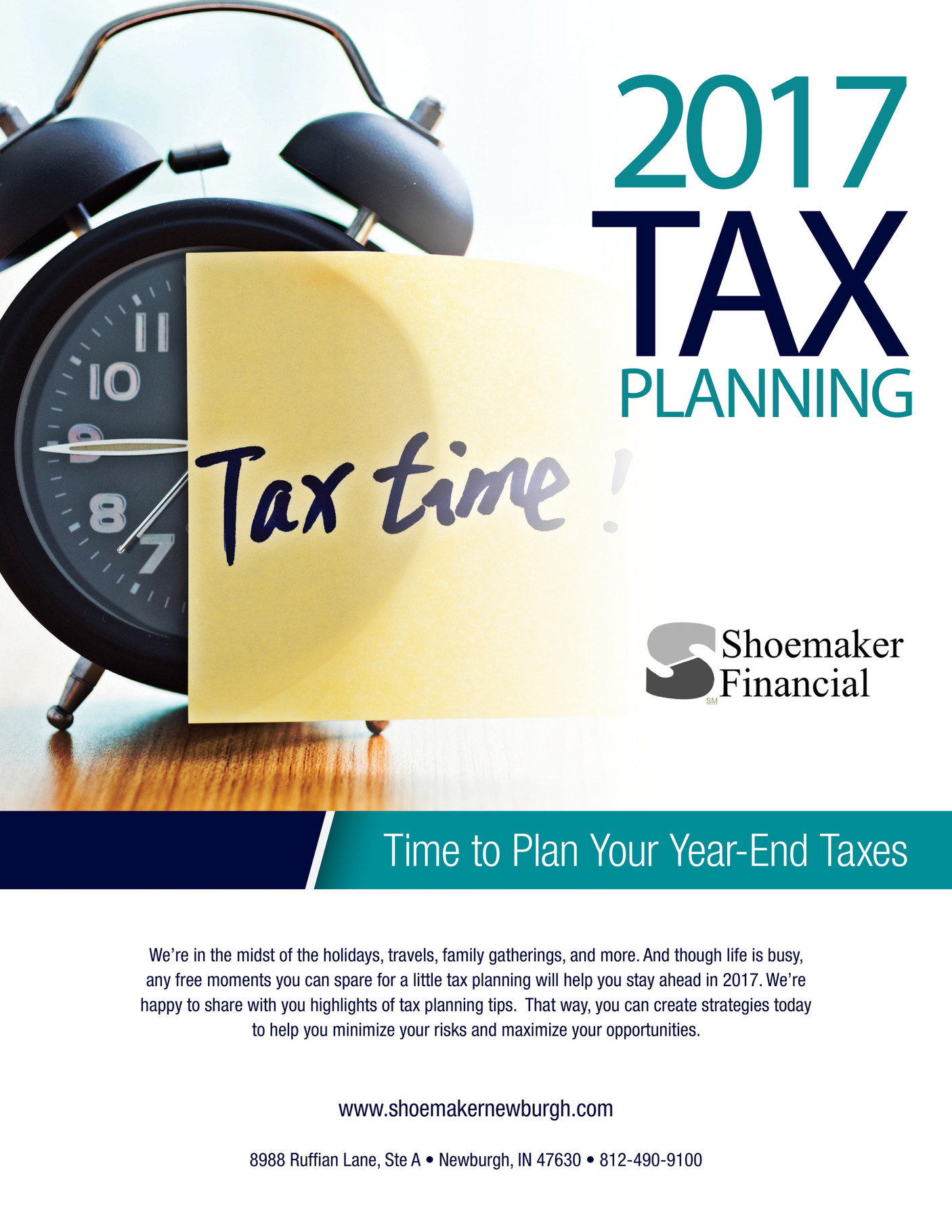 Shoemaker Financial 2017 Tax Planning Newburgh Page 1 Created With