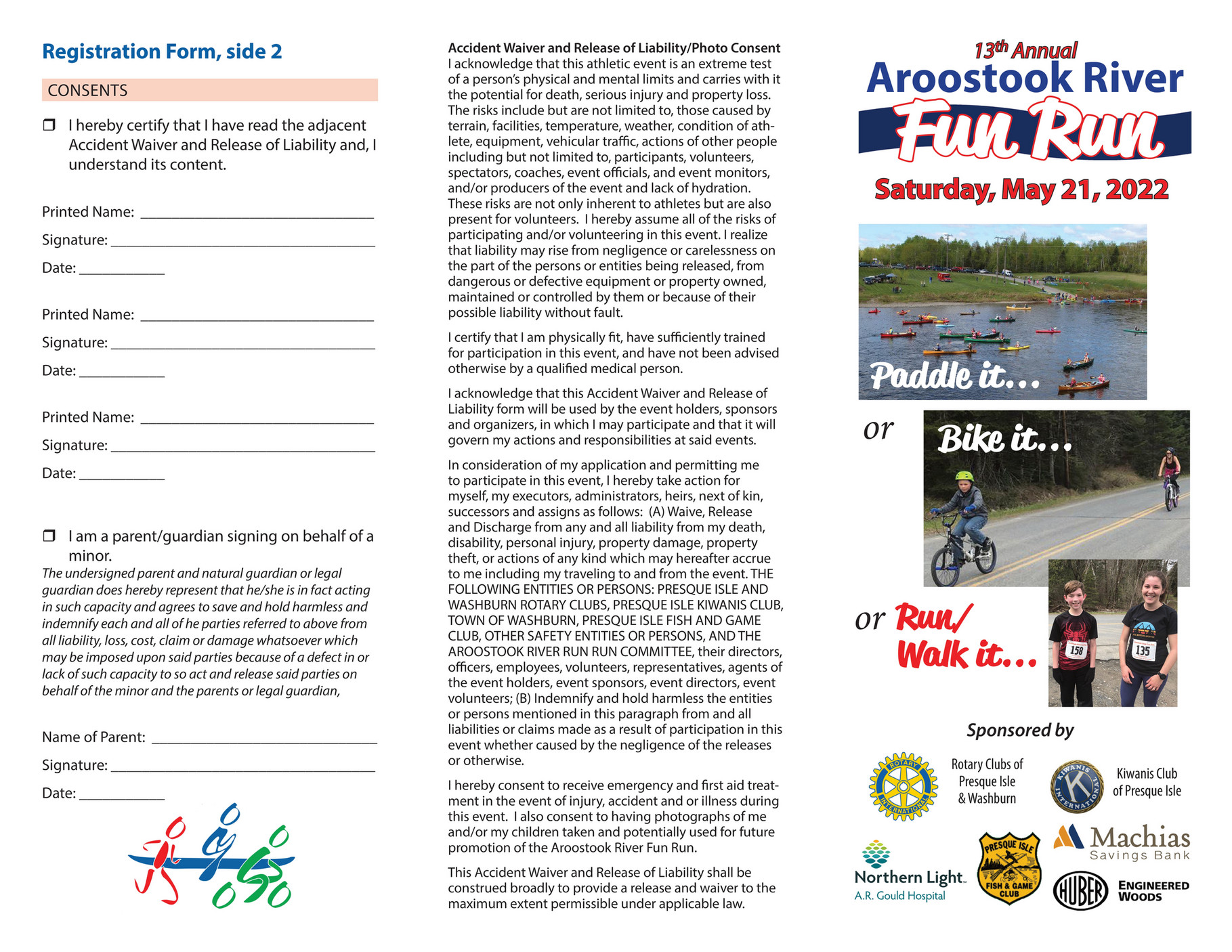My publications 2022 Aroostook River Fun Run Page 1 Created with