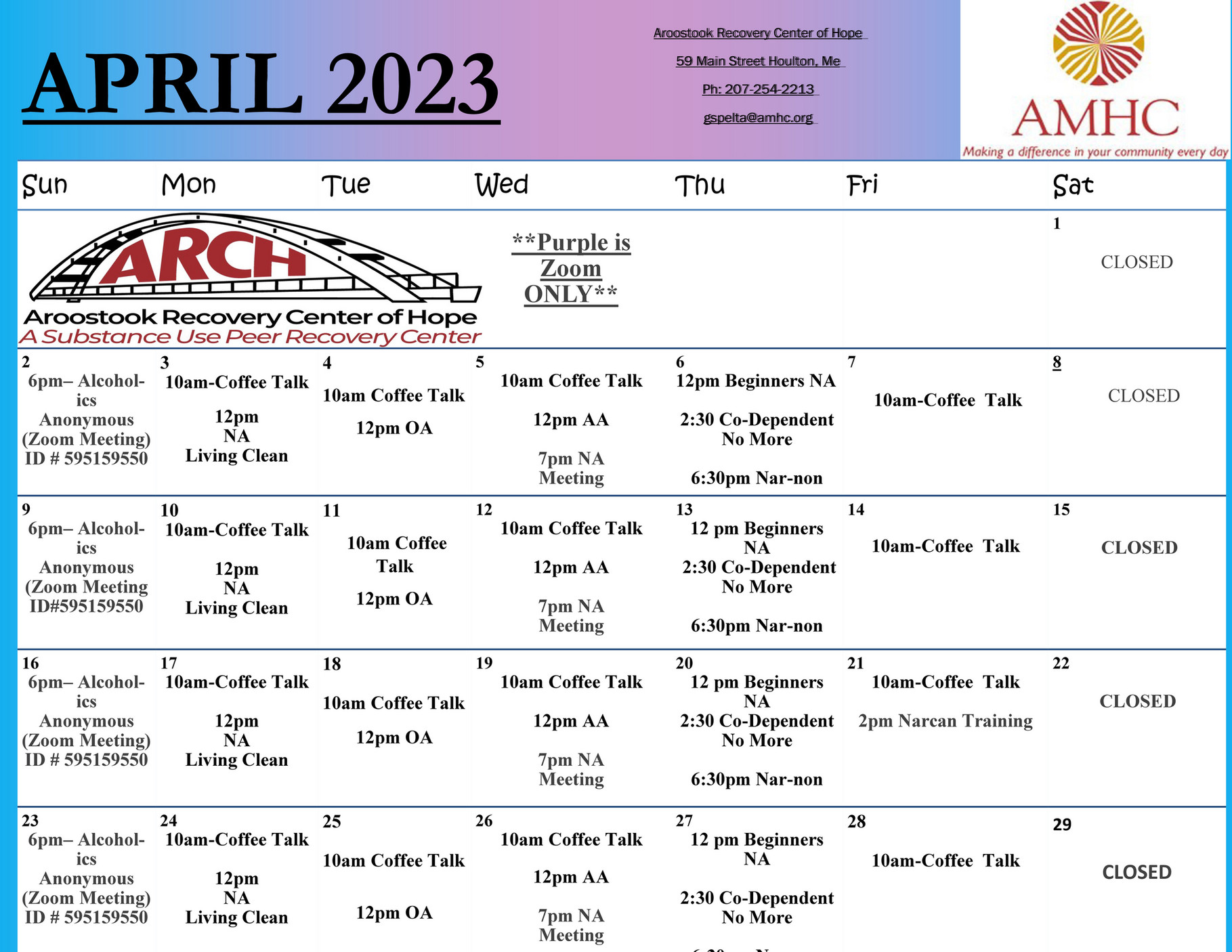 My publications ARCH April Calendar Page 1 Created with
