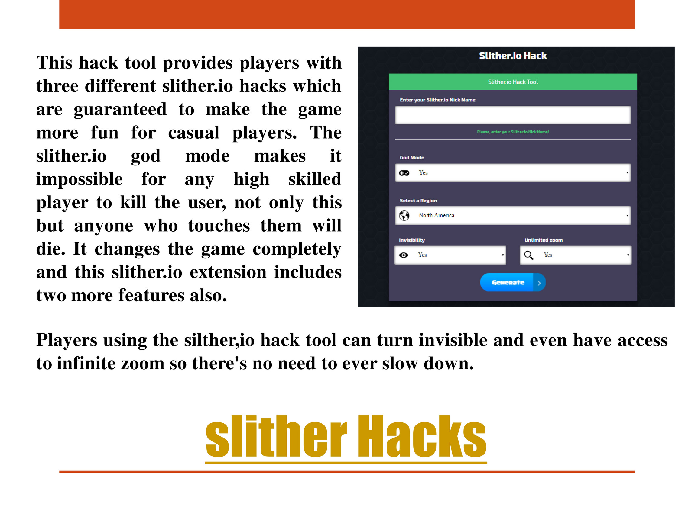 slither io hack tool - Slither Hacks - Page 1 - Created with Publitas.com