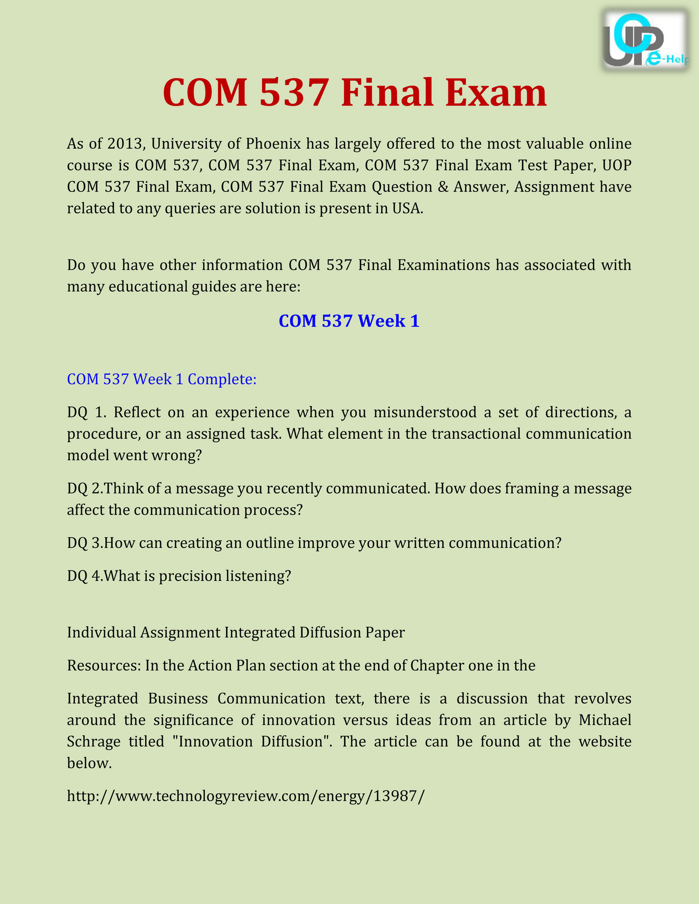 uop-e-help-com-537-final-exam-answers-at-uop-e-help-page-1