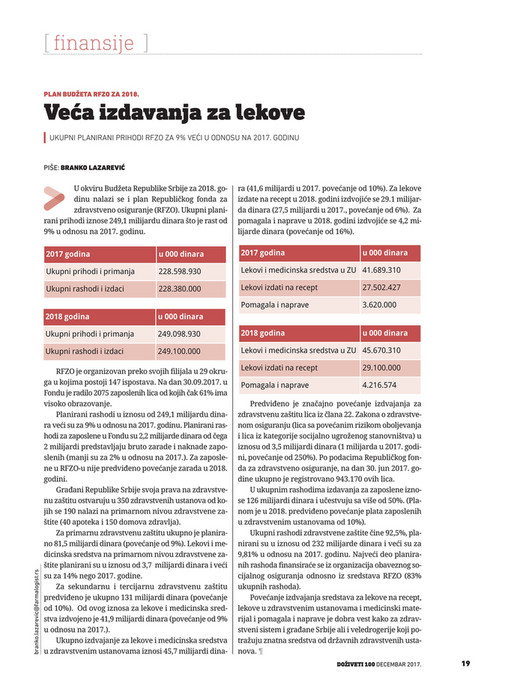 Izjava Rfzo Časopis Doživeti 100 br.27 - Page 20-21 - Created with Publitas.com