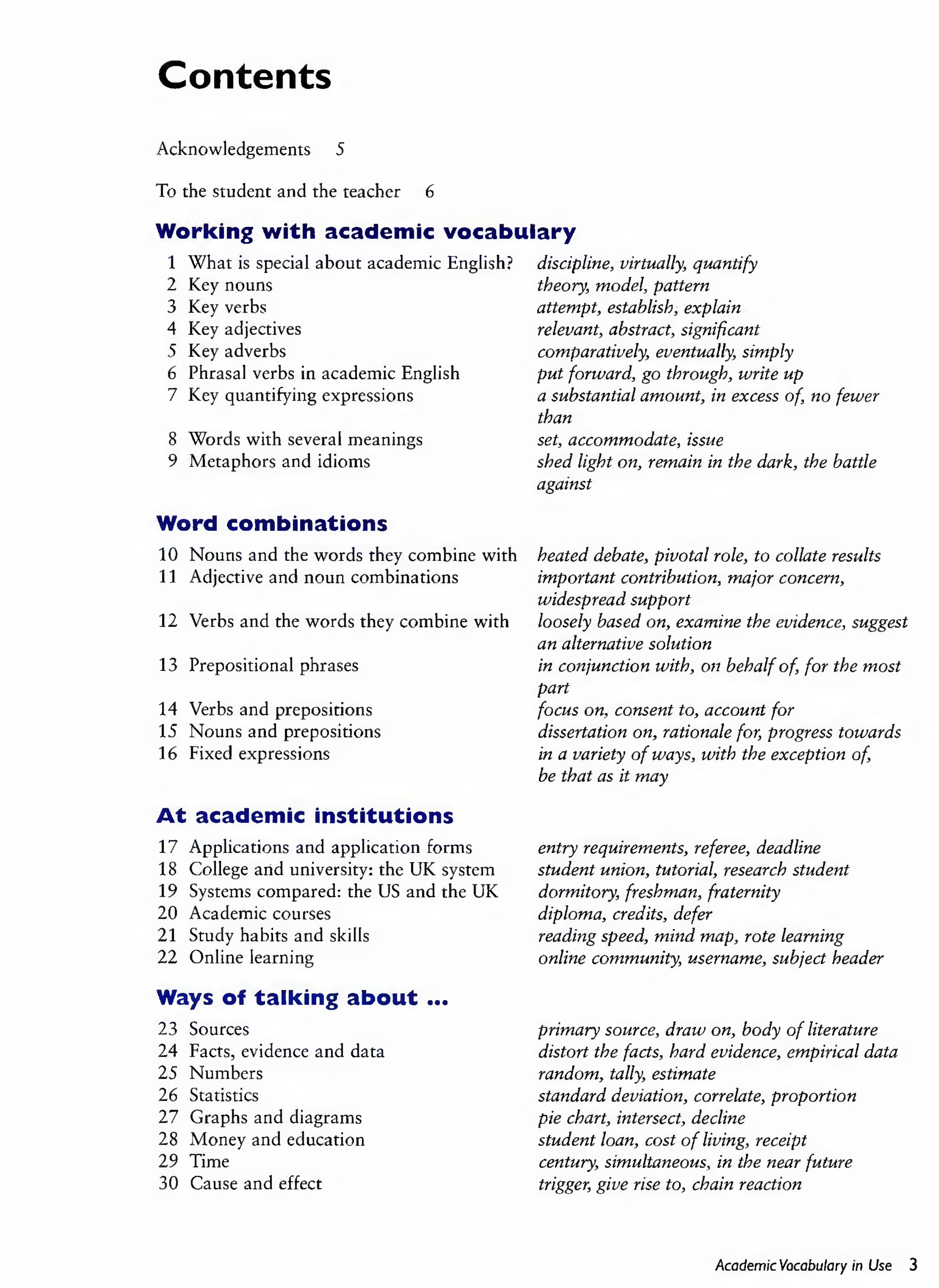 Academic Vocabulary In Use Page 24 25 Created With Publitas Com