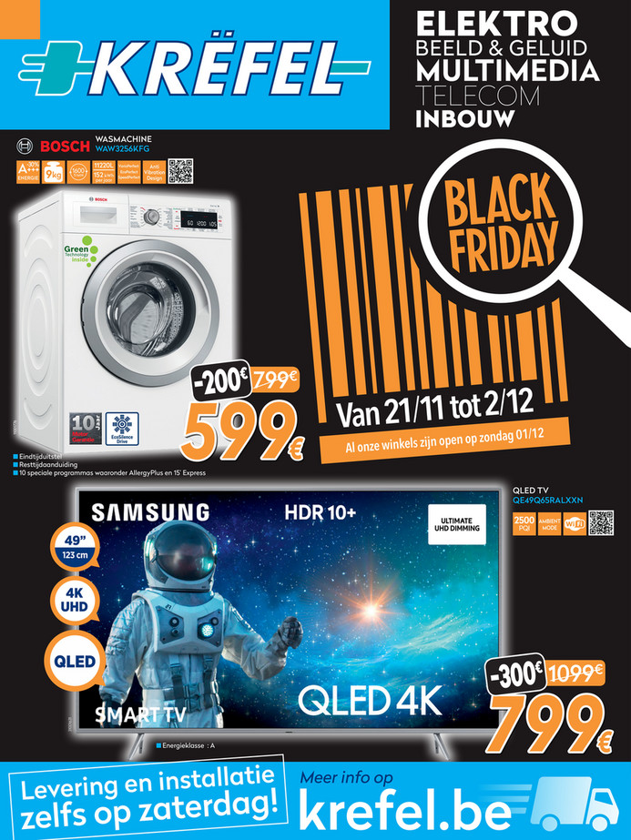 Krëfel folder van 21/11/2019 tot 02/12/2019 - Black Friday