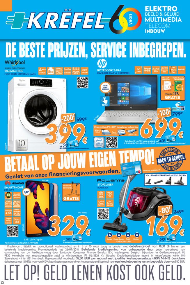 Krëfel folder van 15/09/2018 tot 26/09/2018 - Weekpromoties 38